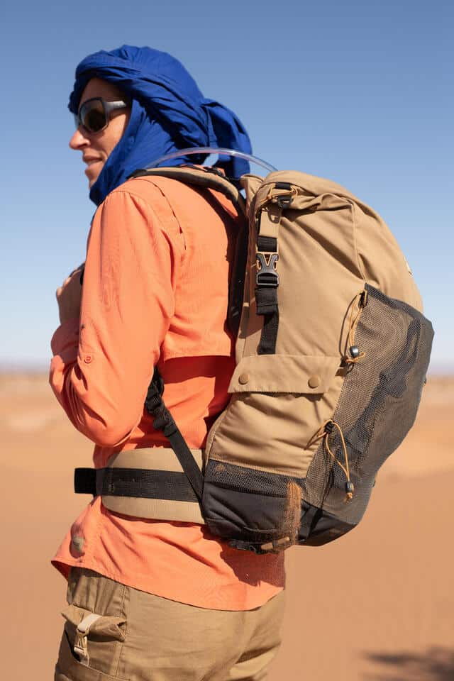 sac à dos désert maroc
